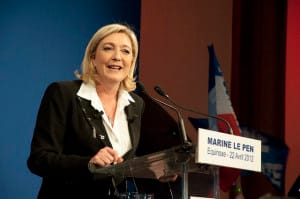 Marine Le Pen var høyreekstremistenes presidentkandidat ved valget i 2012. FOTO: Rémi Noyon