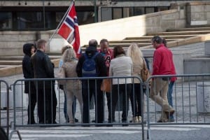 Stusselige 12 personer møttes til dagens PEGIDA-marsj.