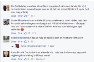 Slik diskuteres det altså på gruppen "BEVAR NORGES INTEGRITET OG KULTUR" hvor sentrale personer i Guardian Angels er admins.